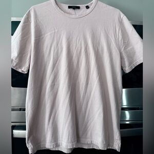 Vince Light Pink Short Sleeve Tee
